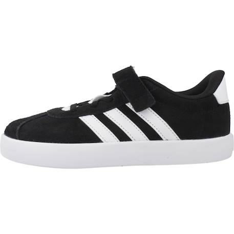Baskets garçon en cuir à scratch court Noir 2 - vertbaudet enfant 