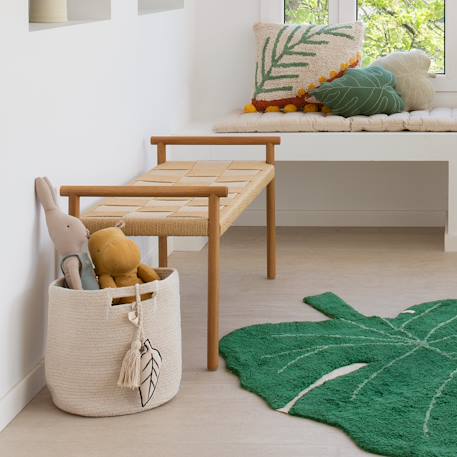 Panier enfant en coton leaf natural Naturel 3 - vertbaudet enfant 