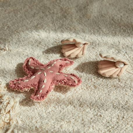 Tapis enfant lavable en coton seabed Naturel, fil rugcycled 5 - vertbaudet enfant 