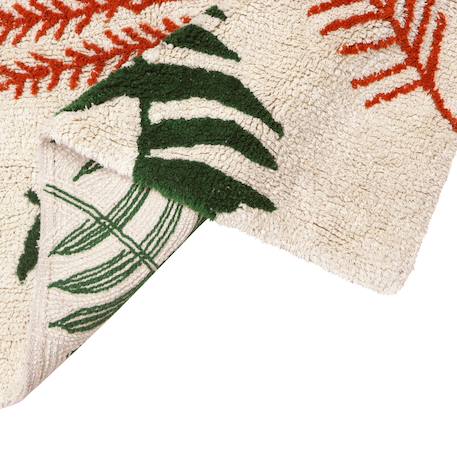Tapis enfant lavable en coton botanic plants Bleu sauge, bleu vintage+Naturel, vert, moutarde, terracotta+Olive, rose, châtaigne, doré, naturel 5 - vertbaudet enfant 