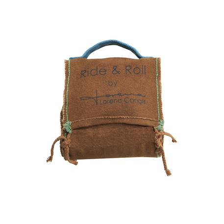 Peluche en coton ride & roll Bleu pétrole, toffee, naturel, rouge 3 - vertbaudet enfant 