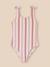 Maillot de bain 1 pièce - rayé Rayure multico rose 1 - vertbaudet enfant 