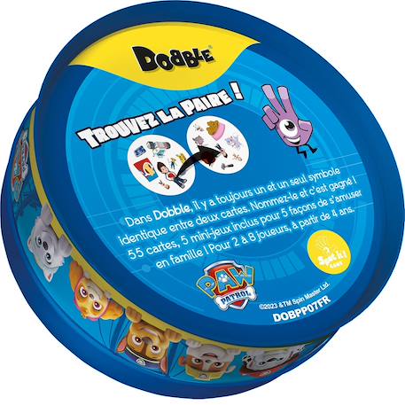 Jeu de cartes dobble pat patrouille – rapidité et observation – à partir de 6 ans Bleu 4 - vertbaudet enfant 