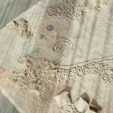 Tapis enfant lavable en coton seabed Naturel, fil rugcycled 6 - vertbaudet enfant 