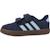 Basket bébé garçon en cuir court velcro Bleu indigo 2 - vertbaudet enfant 