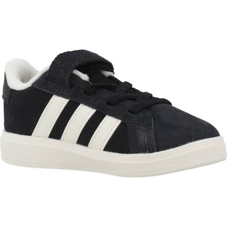 Baskets garçon en cuir à scratch rétro Noir black 5 - vertbaudet enfant 