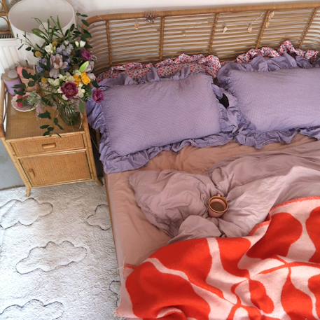 Tapis enfant lavable en coton rugcycled clouds Naturel, fil rugcycled 4 - vertbaudet enfant 