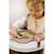 Assiette compartimentée bébé en inox micro-ondable Barbe à papa+Vert-de-gris 4 - vertbaudet enfant 