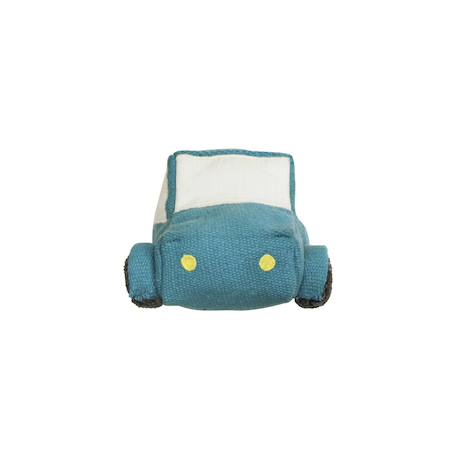 Peluche en coton ride & roll Bleu pétrole, toffee, naturel, rouge 4 - vertbaudet enfant 