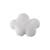 Coussin enfant en coton cloud Blanc 2 - vertbaudet enfant 