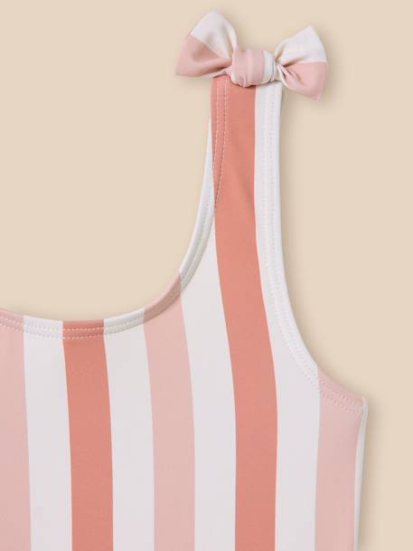 Maillot de bain 1 pièce - rayé Rayure multico rose 2 - vertbaudet enfant 