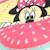 Maillot de bain bébé fille 1 pièce jaune à rayures avec volant motif personnage minnie Jaune 4 - vertbaudet enfant 