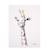 Décoration murale peinture girafe 30x40cm Girafe 3 - vertbaudet enfant 
