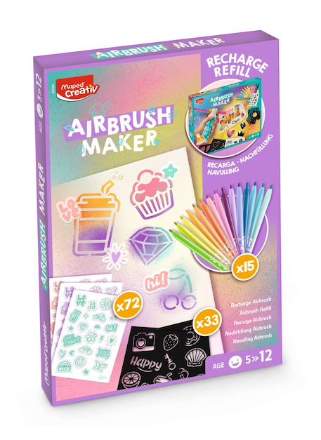 Recharge pastel airbrush maker MULTICOLORE 1 - vertbaudet enfant 