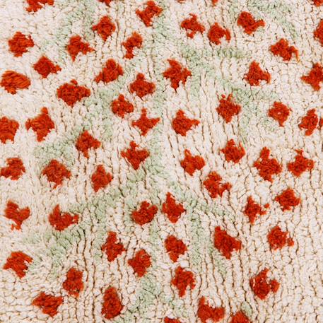 Tapis enfant lavable en coton botanic plants Bleu sauge, bleu vintage+Naturel, vert, moutarde, terracotta+Olive, rose, châtaigne, doré, naturel 18 - vertbaudet enfant 