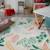 Tapis enfant lavable en coton botanic plants Bleu sauge, bleu vintage+Naturel, vert, moutarde, terracotta+Olive, rose, châtaigne, doré, naturel 6 - vertbaudet enfant 