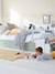 Lit plateforme enfant avec rangements BASEO blanc+rose nude+vert grisé 11 - vertbaudet enfant 