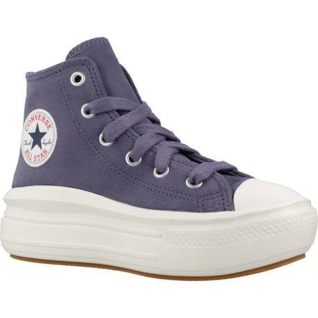Baskets enfant fille en cuir Violet lavande+Violet lavndr 11 - vertbaudet enfant 