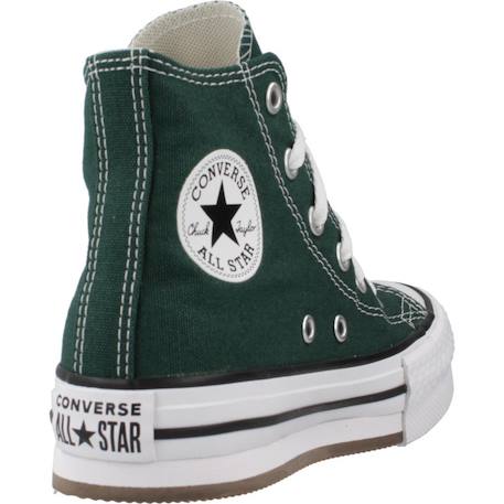 Baskets enfant garçon en textile Vert+Vert green 9 - vertbaudet enfant 