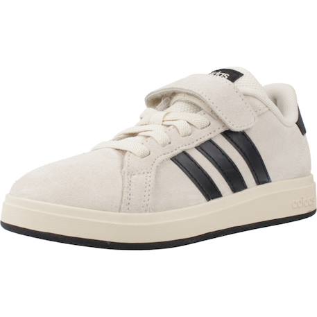 Baskets garçon en cuir à scratch rétro Beige blamar 4 - vertbaudet enfant 