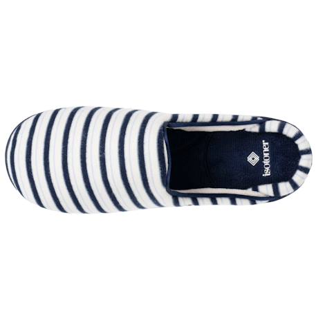 Chaussons mules ultra confortables et légers, mousse à mémoire de forme Bleu canardfleurs+Noir+Rayuresbleues 15 - vertbaudet enfant 