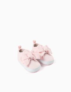 Chaussures-Baskets en tissu avec noeud