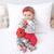 Grand doudou lapin en bambou Rouge 5 - vertbaudet enfant 
