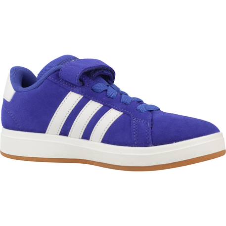 Baskets garçon en cuir à scratch rétro Bleu azusem 5 - vertbaudet enfant 