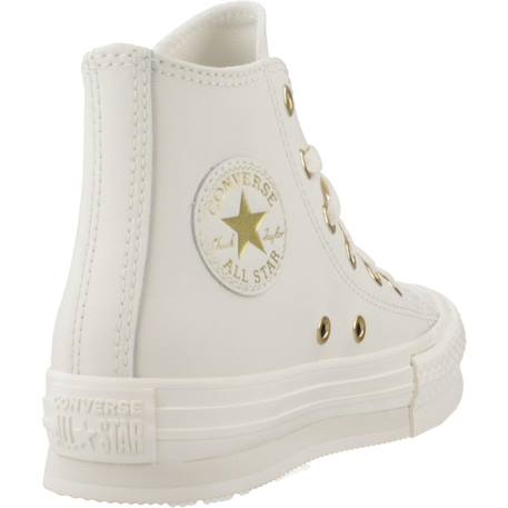 Baskets enfant garçon en cuir Blanc egret+Blanc naturel 3 - vertbaudet enfant 