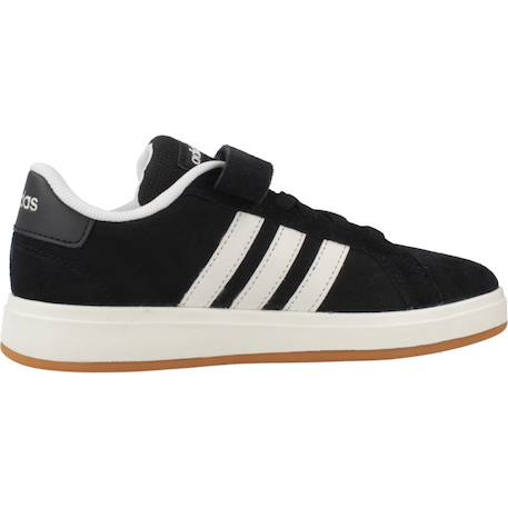 Baskets garçon en cuir à scratch rétro Noir black 1 - vertbaudet enfant 
