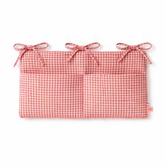 Chambre et rangement-Range doudou en coton bio vichy