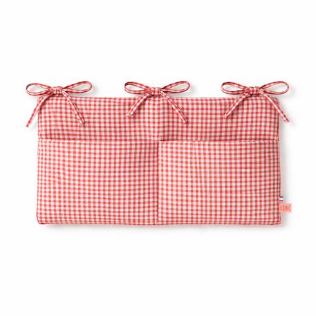 Range doudou en coton bio vichy Blanc+Fraise+Honey+Rose+Vichy 25 - vertbaudet enfant 