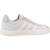Baskets garçon en cuir à lacets court Gris grey 1 - vertbaudet enfant 