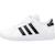 Baskets garçon en textile à scratch court classique Blanc white 2 - vertbaudet enfant 