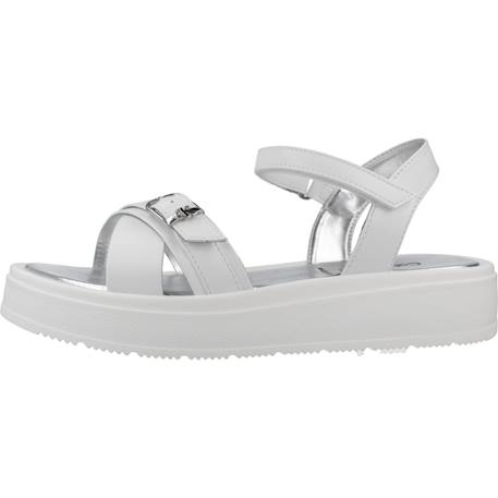 Sandales fille été confortable Beige beige+Blanc white+Noir black 8 - vertbaudet enfant 