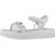 Sandales fille été confortable Beige beige+Blanc white+Noir black 8 - vertbaudet enfant 