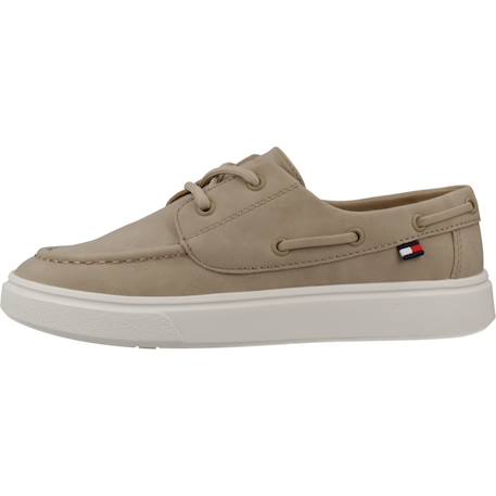 Chaussures bateau garçon modèle low cut lace up shoe Beige beige 2 - vertbaudet enfant 