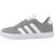 Baskets garçon en cuir à lacets court Gris grey 2 - vertbaudet enfant 