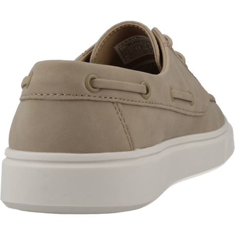 Chaussures bateau garçon modèle low cut lace up shoe Beige beige 3 - vertbaudet enfant 