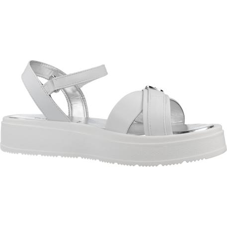 Sandales fille été confortable Beige beige+Blanc white+Noir black 11 - vertbaudet enfant 
