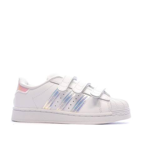 Baskets fille superstar Blanc 1 - vertbaudet enfant 