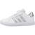 Baskets garçon en textile à scratch court classique Blanc white 2 - vertbaudet enfant 