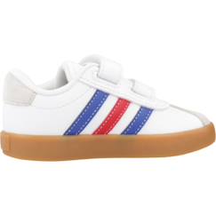 Chaussures-Basket bébé garçon en cuir court velcro