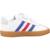 Baskets garçon en cuir à scratch court Blanc white 1 - vertbaudet enfant 
