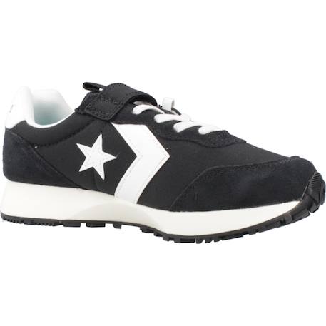 Baskets enfant garçon en cuir Noir black 5 - vertbaudet enfant 