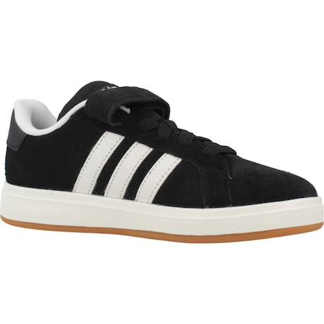 Baskets garçon en cuir à scratch rétro Noir black 5 - vertbaudet enfant 