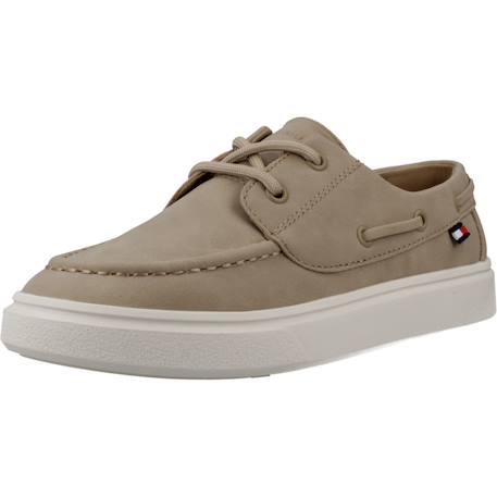 Chaussures bateau garçon modèle low cut lace up shoe Beige beige 4 - vertbaudet enfant 