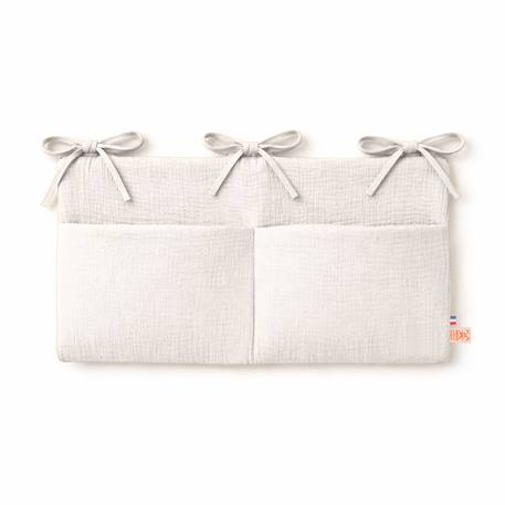 Range doudou en coton bio vichy Blanc+Fraise+Honey+Rose+Vichy 1 - vertbaudet enfant 