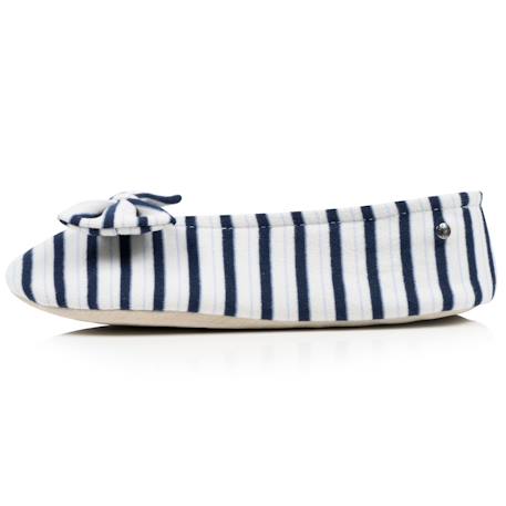 Chaussons ballerines ultra confortables, semelle en cuir, détail grand nœud Aubergine+Bleu canard+Bleu canardfleurs+Girafe+Gris chiné clair+Ivoire+Rayure marinière+Rayuresbleues+Rouge+Sauge+Vert d'eau 45 - vertbaudet enfant 