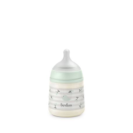 Biberon avec tétine sx pro 150 ml débit s Beige neutre+Bleu liberty+Liberty rose+Oisillons beige+Oisillons rose+Oisillons vert 21 - vertbaudet enfant 
